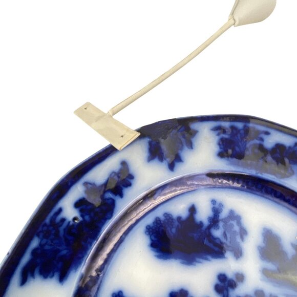 Wedgewood Ironstone Chapoo 9" Blue & White Decorative Plate - Picture 3 of 7